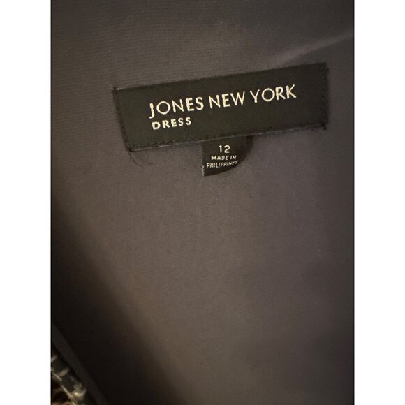 Jones New York Womens Snake Print Long Sleeve Wrap Dress Size 12 - Picture 2 of 4